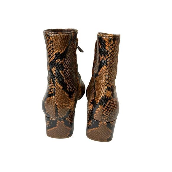 Loeffler Randall Ankle Boot Snakeskin leather sz 9.5 - Picture 5 of 9